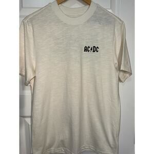 AC/DC Back in Black Concert T-Shirt, Women's Size S